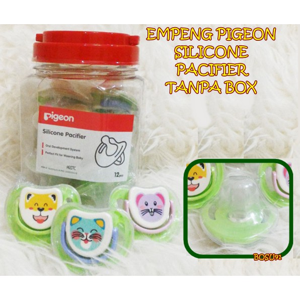 BOSU91 EMPENG PIGEON SILICONE PACIFIER TANPA BOX