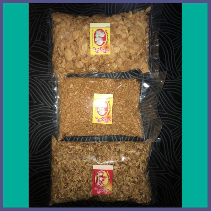 

BAWANG PUTIH GORENG JOJO CINCANG 500 GR FIRST HAND