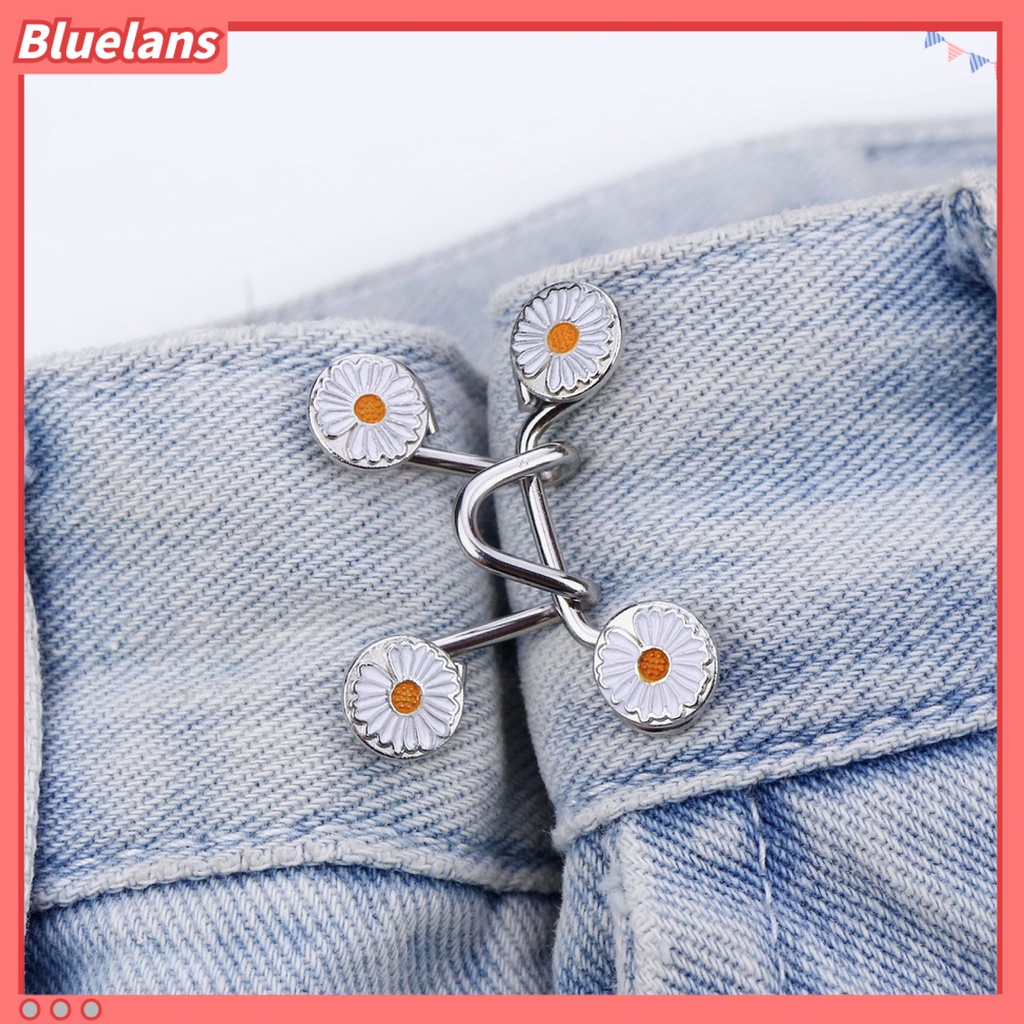 Bluelans Kancing Extender Celana Jeans Warna Polos Untuk Pria Dan Wanita