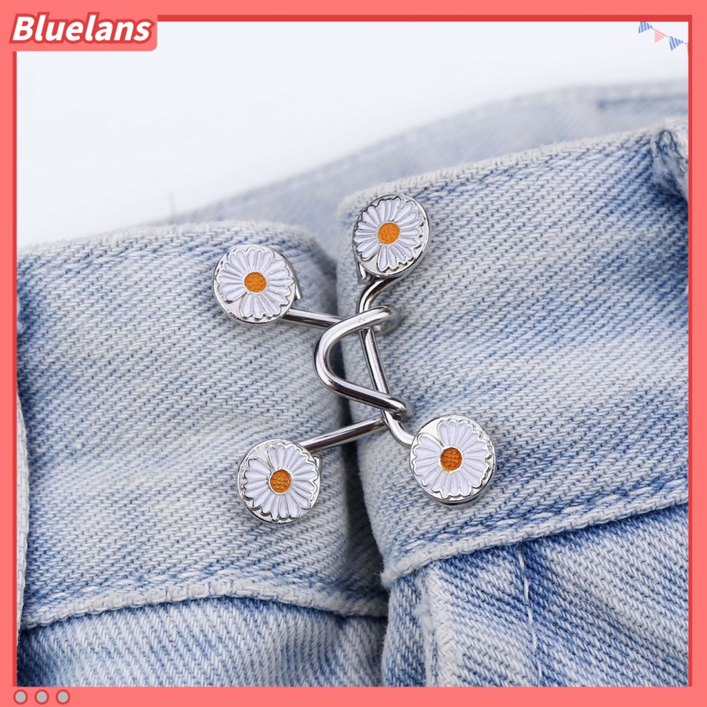 Bluelans Kancing Extender Celana Jeans Warna Polos Untuk Pria Dan Wanita