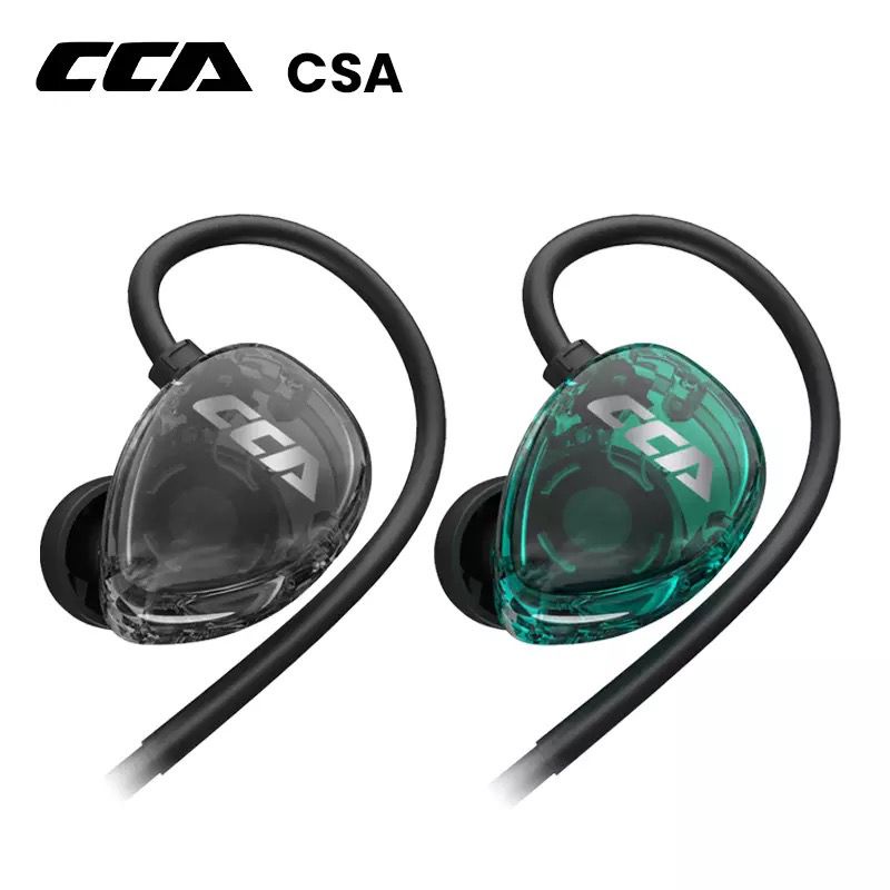 CCA CSA IEM Earphone HIfi with Mic - Dynamic Driver 1DD - Garansi Resmi 1 Tahun