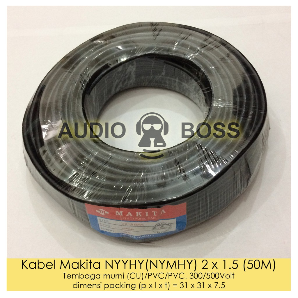 Kabel Makita NYYHY - NYMHY 2x1.5 (50M) / 2 x 1.5 - 50M 2x1,5