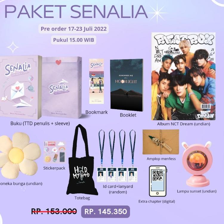 Bagus Dipakai.. Preorder Novel SENALIA - Dewi Purwantika