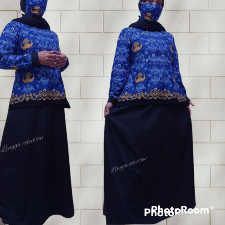 ✞PROMO✞GAMIS PGRI SERAGAM DINAS PNS NEW KORPRI TERBARU