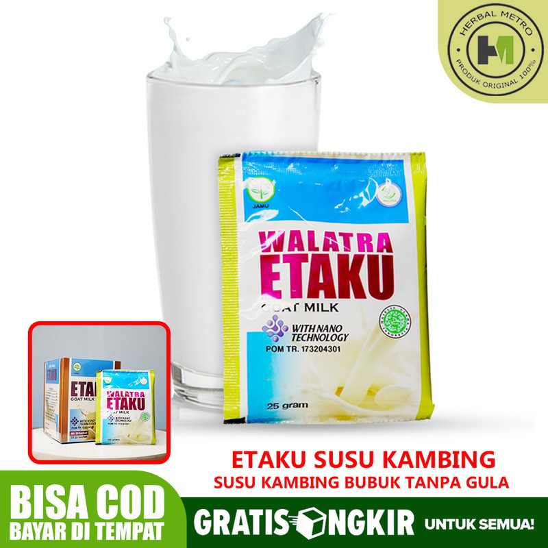 

Susu Kambing Bubuk Tanpa Gula - Murni - Original - Tanpa Gula Susu Kambing Etaku Di Jakarta Timur