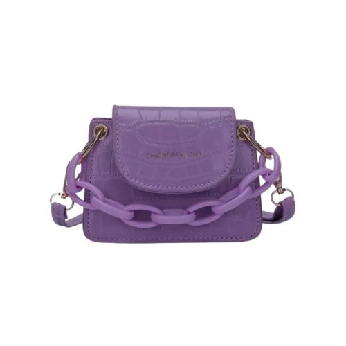 Tas Selempang Wanita Croco Mini Rantai Korea Import JENNIE