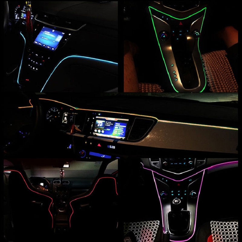 Lampu Strip led Untuk Dekorasi interior Mobil