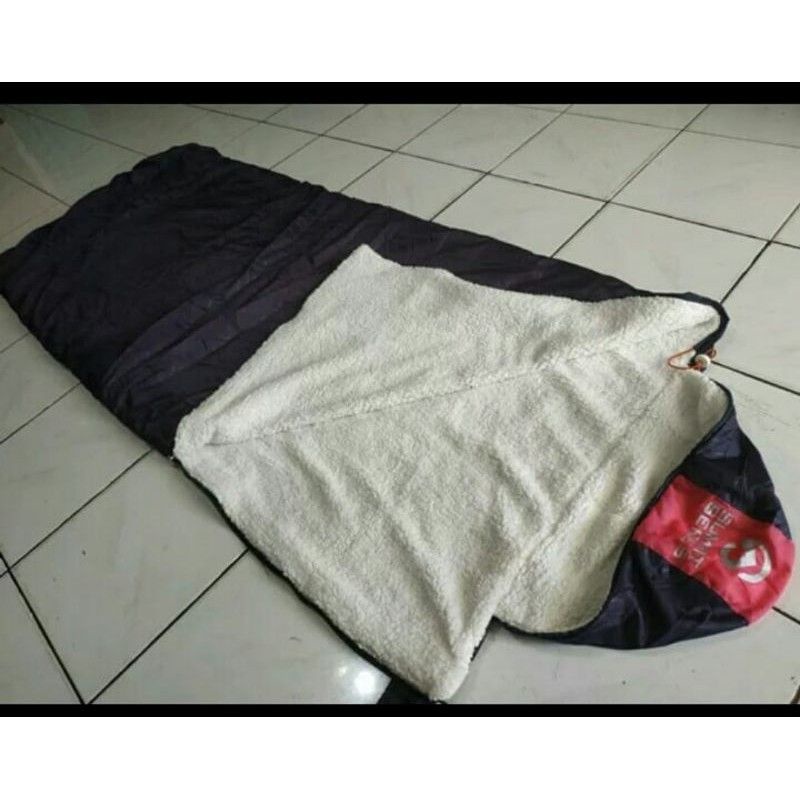 Sleeping Bag Camping Polar Tebal Kantung Tidur Hangat