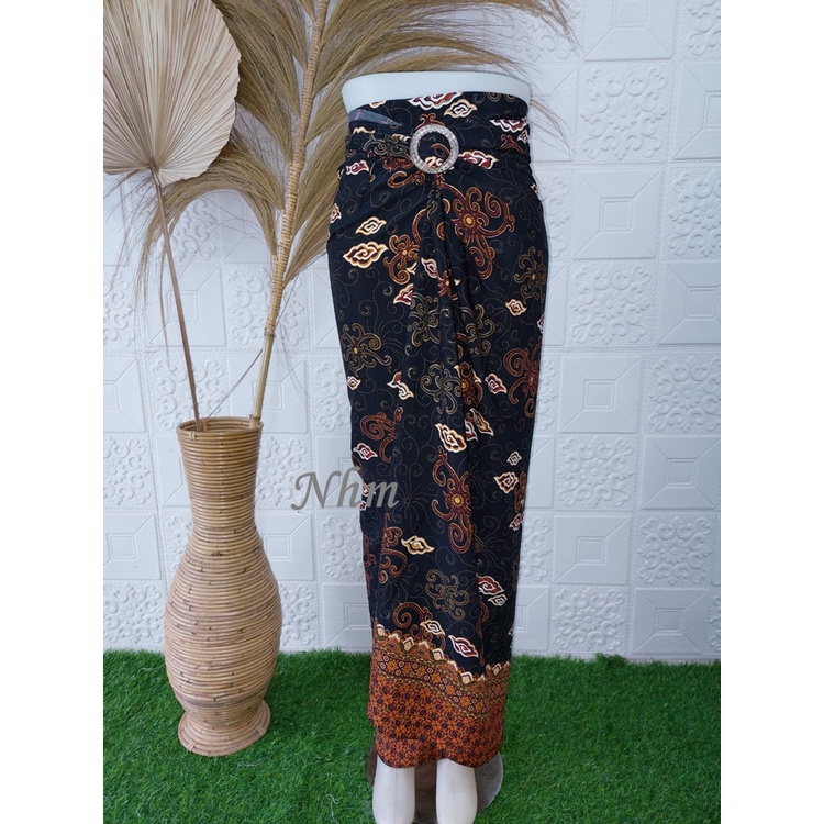 NHM Rok Lilit Batik Silver, Rok Serut Bawahan Kebaya