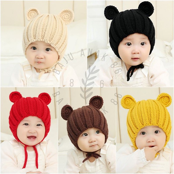 Topi Kupluk Bayi Korea Style 022.4721