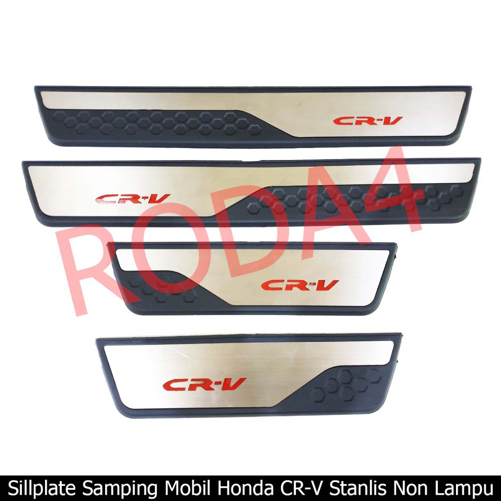 Sillplate Samping Stainless Mobil Honda CR-V Non LED