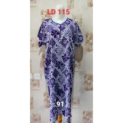 Daster Kencana Ungu Plisir K3 label coklat-72