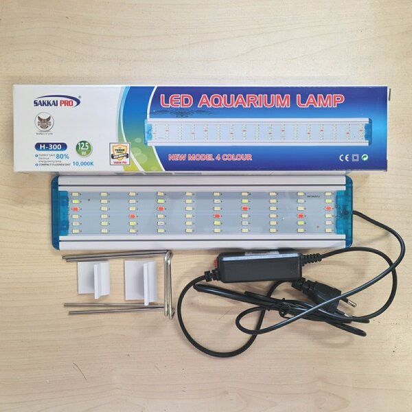 Lampu Aquascape 30cm Sakkai Pro H-300 LED RGBW WRGB RGB Aquarium 30 cm