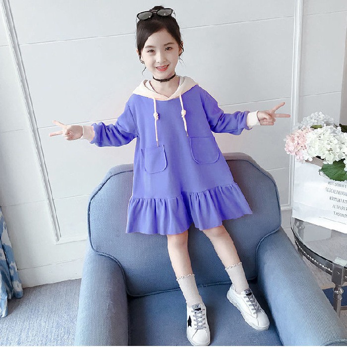 Plazababyku PASSWORD DRESS JULIET HOODIE Dress Sweater 1 - 7 Tahun Baju Anak BerKualitas