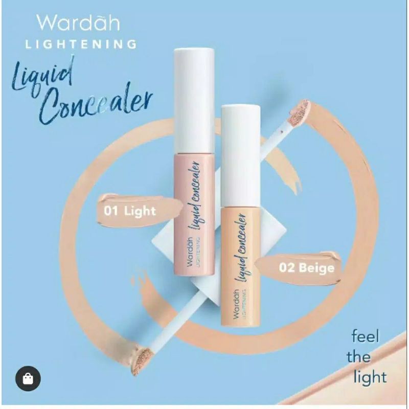 Wardah Lightening Liquid Concealer 7gr | Liquid Foundation Tube 25ml