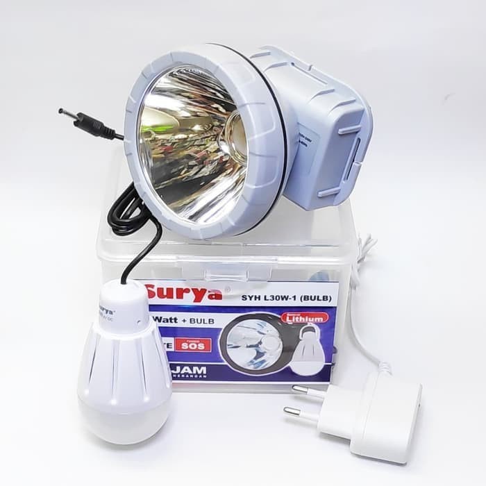 SURYA Senter Kepala SYH L30W-1 Head Lamp 30 watt + bulb - Cahaya Putih