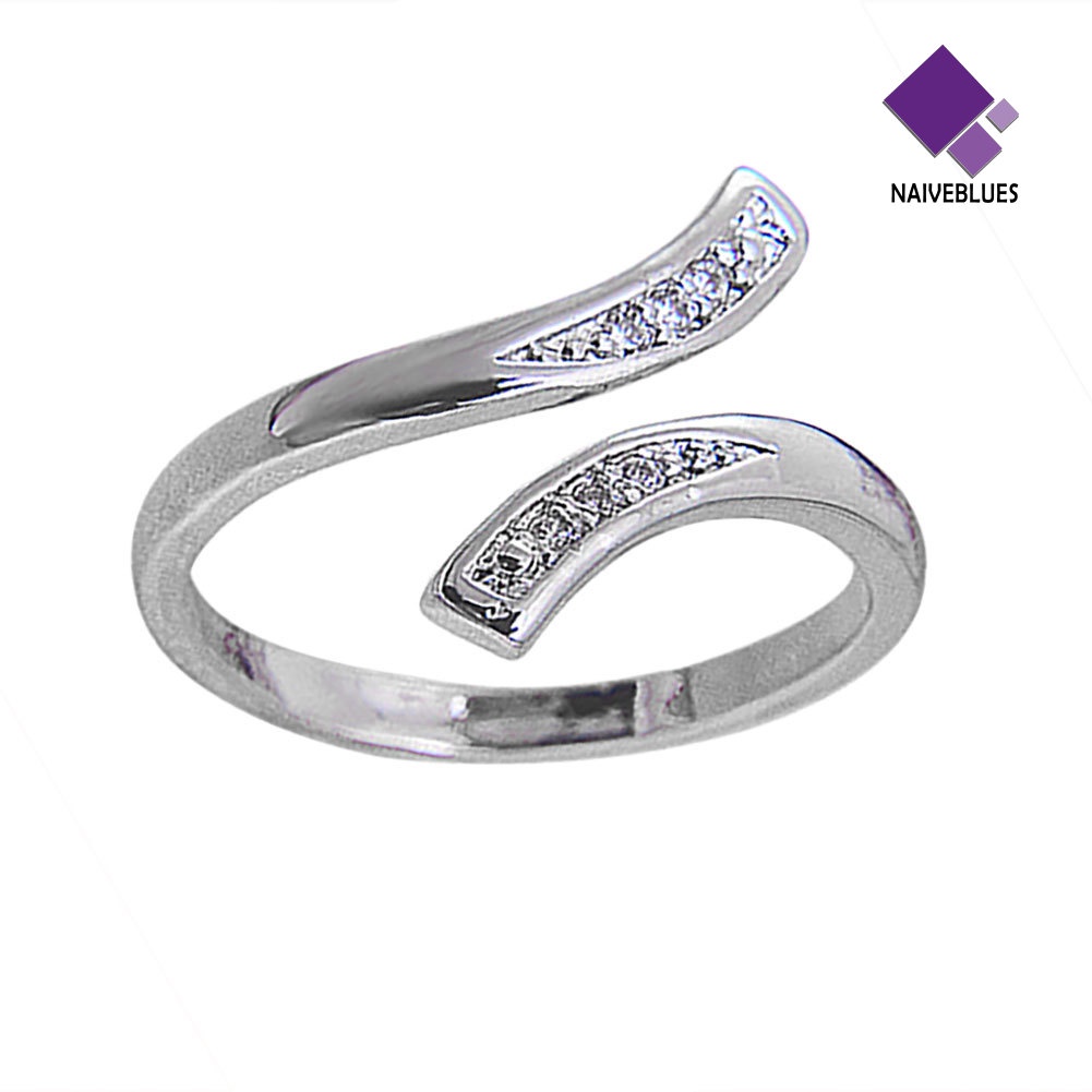 Cincin Sterling Silver Adjustable Untuk Wanita