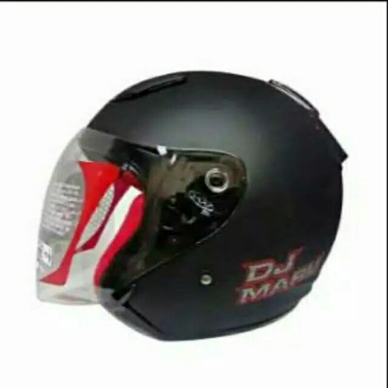 HELM KYT DJ MARU HITAM DOFT