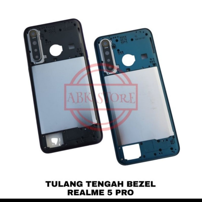 Realme 5 Pro - Bezel Tulang Tengah Rangka Mesin Tutup Mesin Tempat Mesin Bazel Bezel Realme 5 Pro