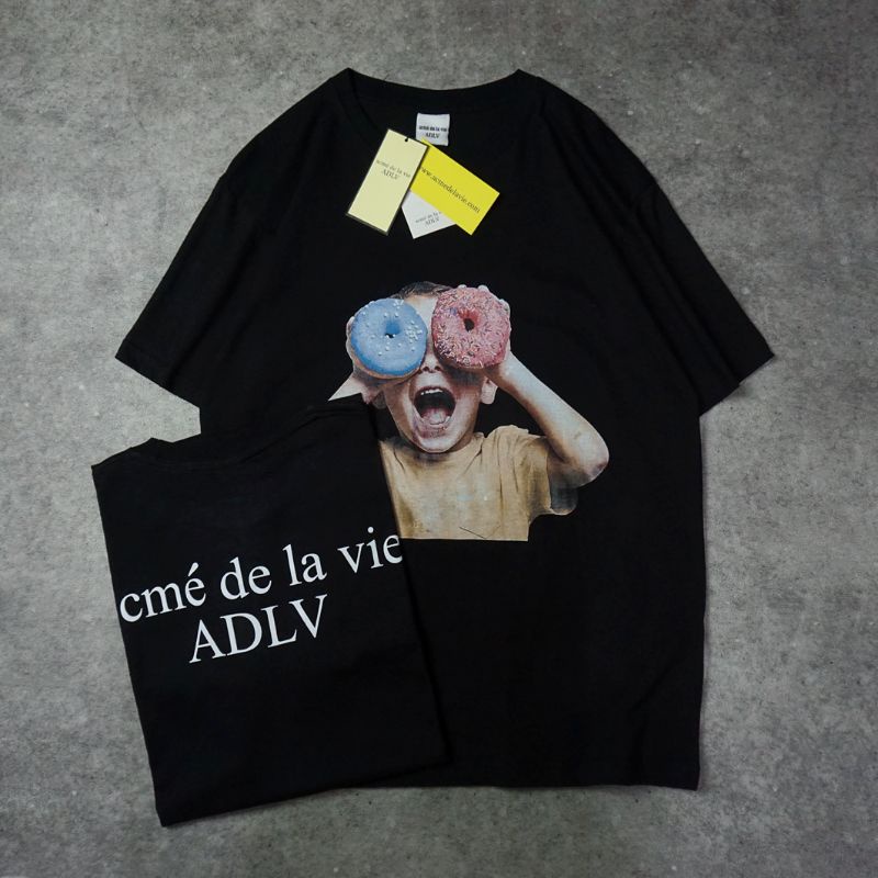 KAOS ADLV - ADLV BENY CULLAR HITAM FULLVARIAN FULLTAG LABEL-ADLV BOY DONUT CLASS