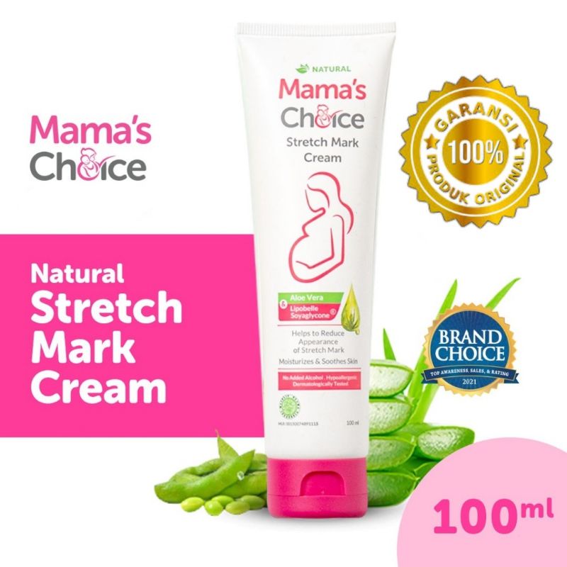 Mama's Choice Stretch Mark Cream - Untuk Perut Gatal Dan Stretch Mark