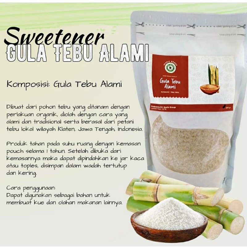 

gula tebu alami /500gr gula tebu alami