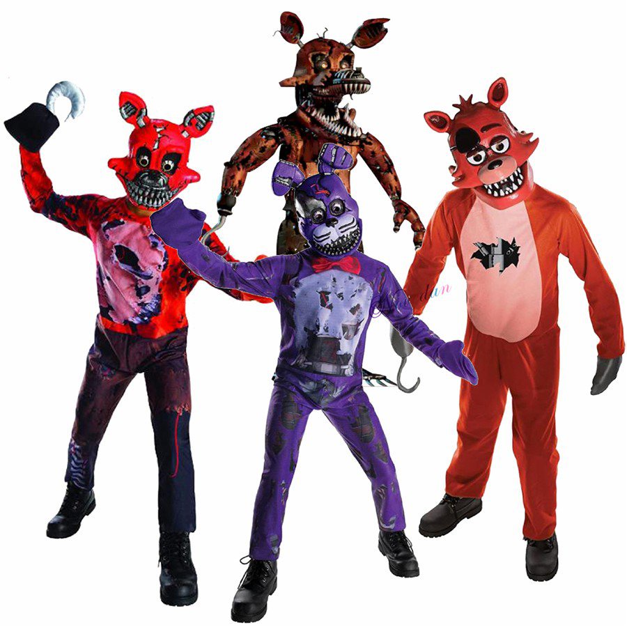 Jual ZCMb Fnaf Freddy Costume Kids Child Fredy Superhero Boys Girls ...