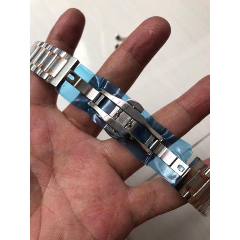 STRAP RANTAI JAM TANGAN UNIVERSAL ALEXANDRE CHRISTIE UK 24 MM All STAINLESS STEEL