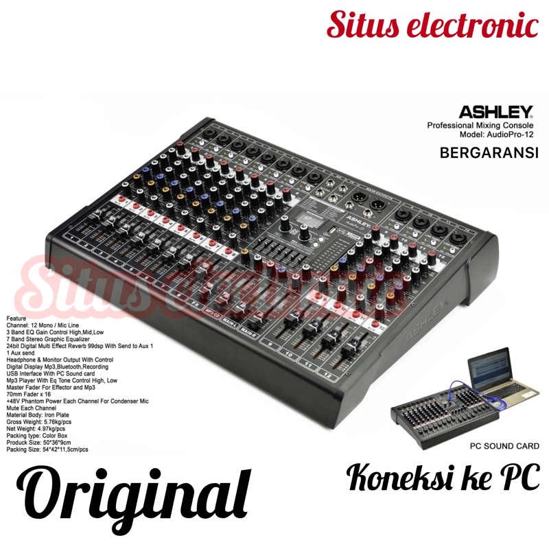 mixer ashley audio pro 12 original mixer 12 channel digital effect mixer soundcard selection 12