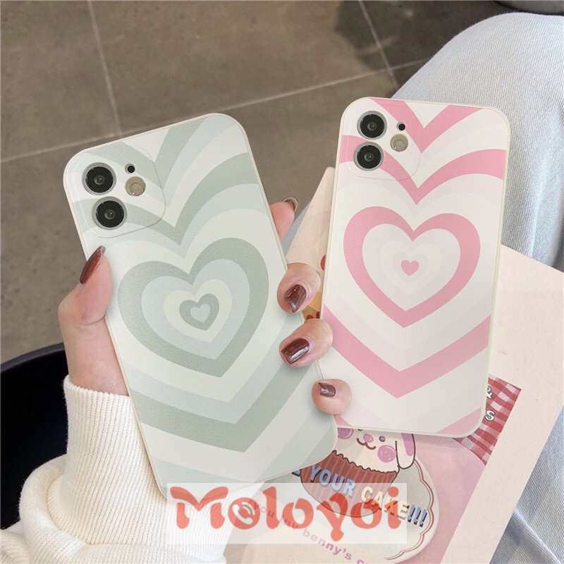 Case Motif Hati Warna Gradasi Untuk Oppo A95 A54 Reno 6 A74 A15 A15S A16 A7 A5S A12 A5 A9 A3S A12E A35 A31 A52 A92 5F