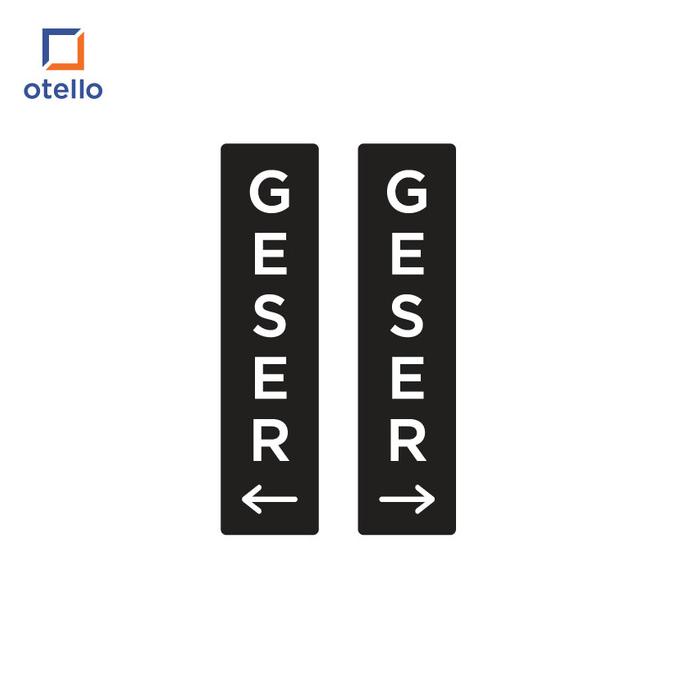 

[BISA COD] Geser | Sign Board GG 02 | Sign Label Akrilik