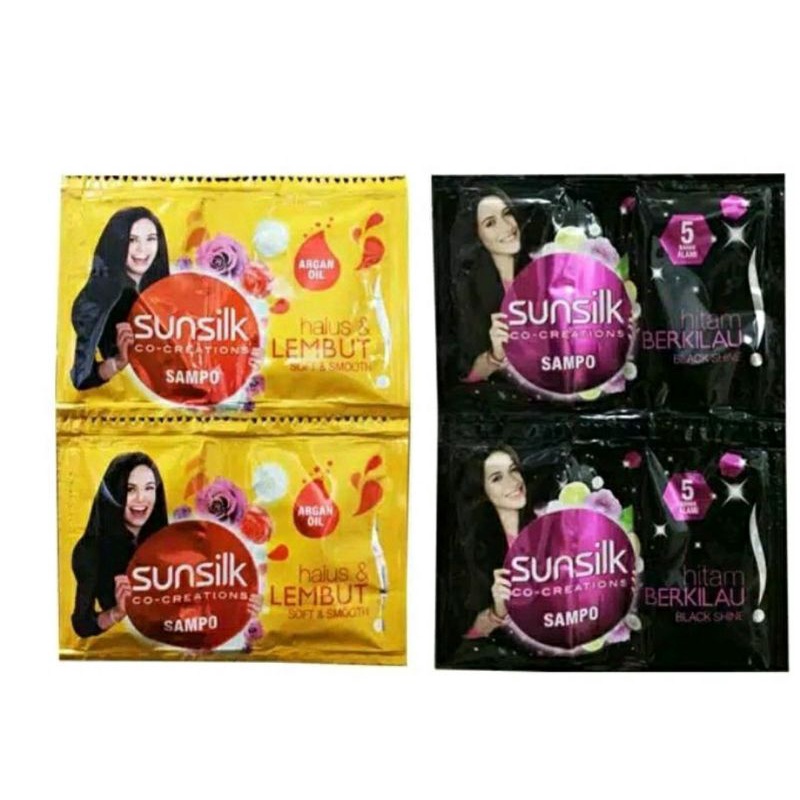 SAMPO SUNSILK 9ml 1 Renceng isi 12 Sachet