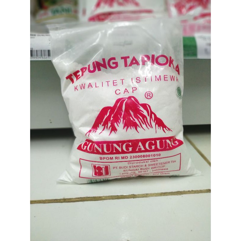 

Tepung Tapioka Gunung Agung 500g