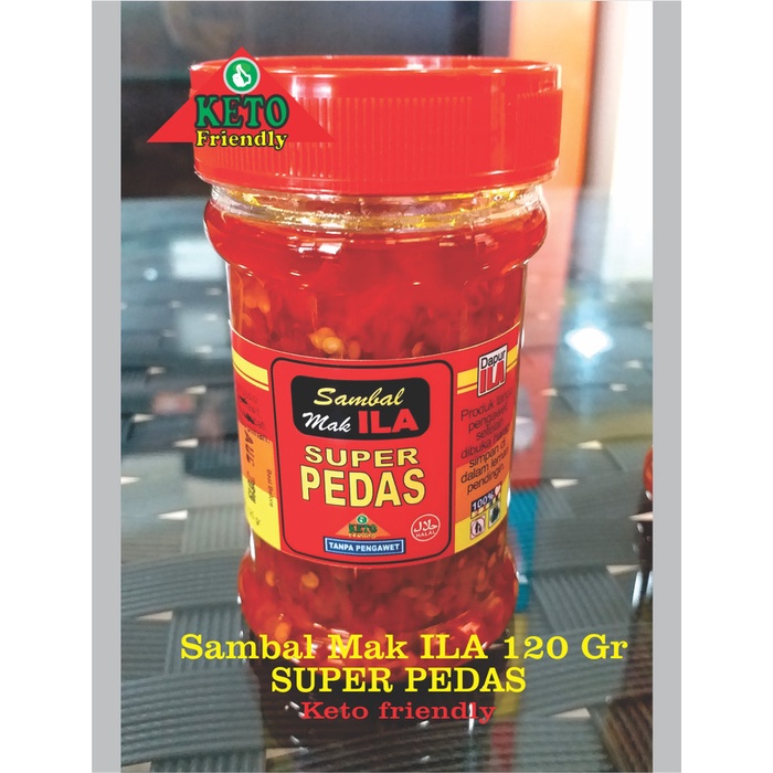 

Sambal-Aneka- Sambal Mak Ila 120 Gr - Super Pedas Dan Keto Friendly By Dapur Ila. -Aneka-Sambal.