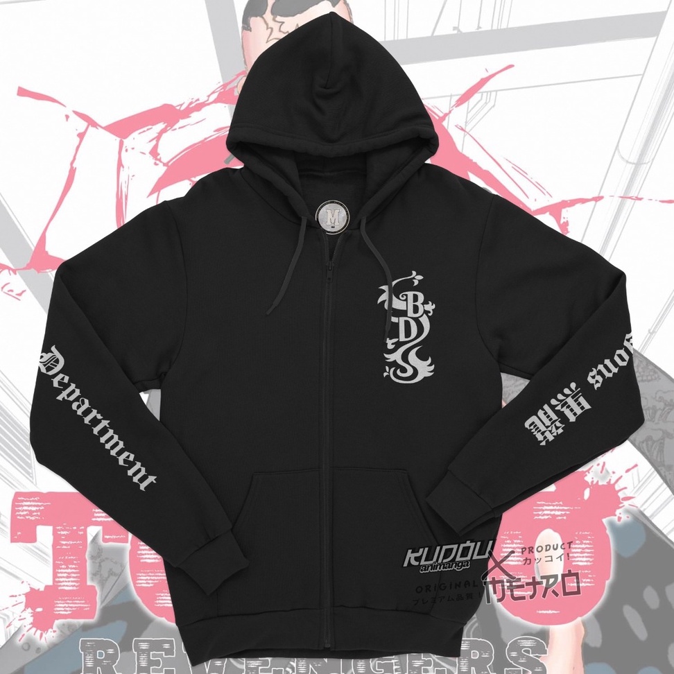 Jaket Black Dragon Anime Tokyo Manji Tokyo Revengers Manga Premium Unisex