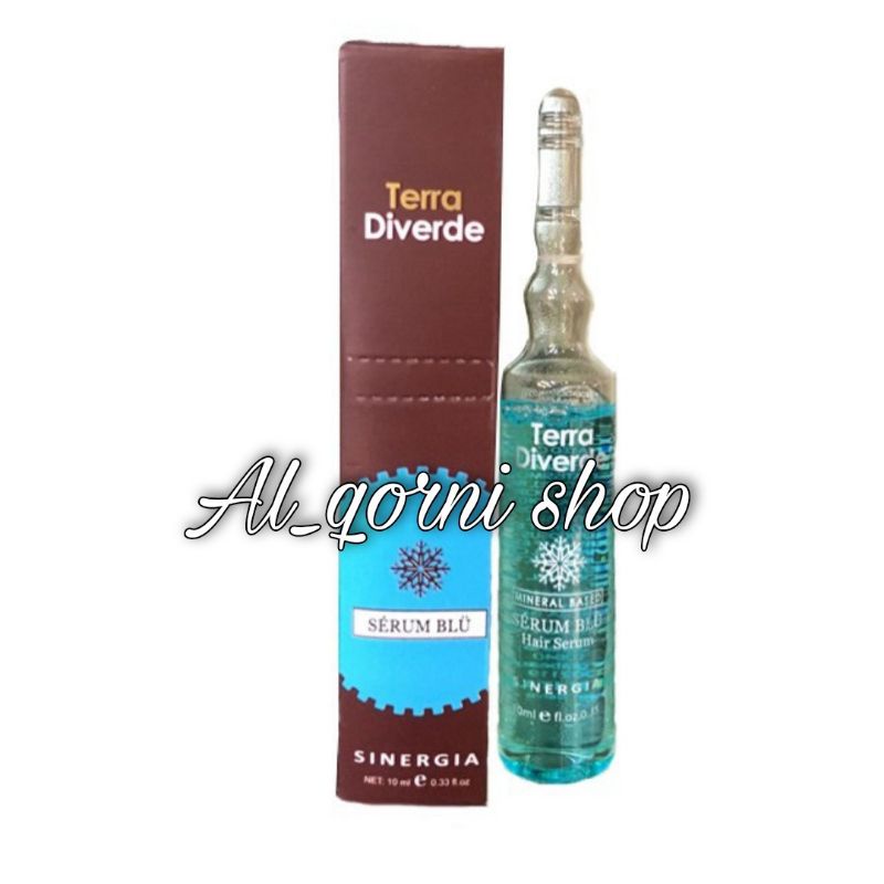 Sinergia Ilvasto Terra Diverde Blue Hair Serum 10ml Serum Blu Serum Rambut Perawatan Rambut Rusak