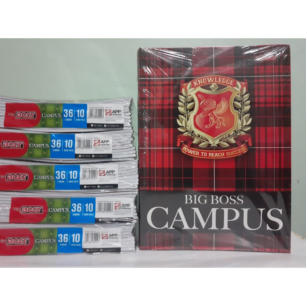 Big Boss Campus 36 Lembar Buku Tulis isi 10 Pcs