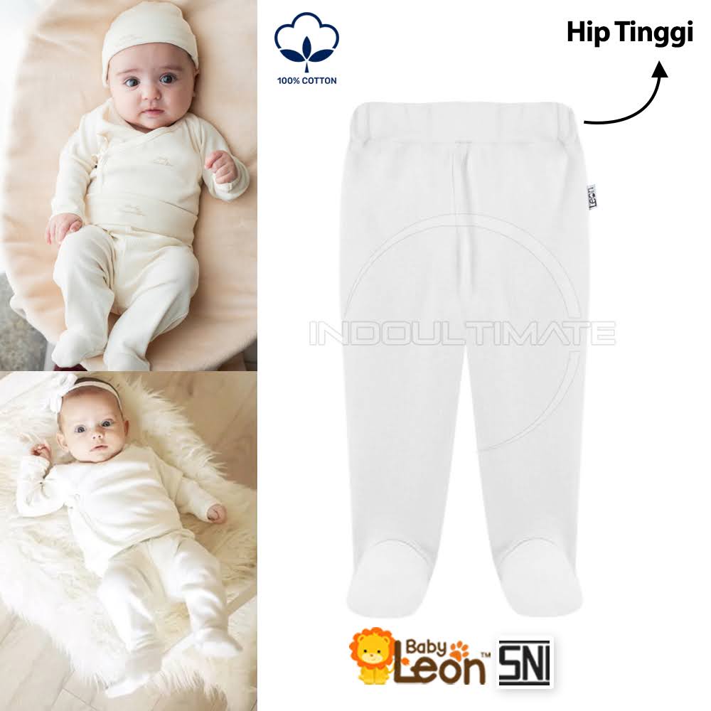 GY-P80-NB Celana Panjang Bayi Kaki Tutup BABY LEON Cotton SNI Celana Bayi Cotton Kaki Tutup Pakaian Bayi Bawahan Baju Bayi Celana Bayi newborn Celana Legging Bayi Perlengkapan Bayi Baru Lahir