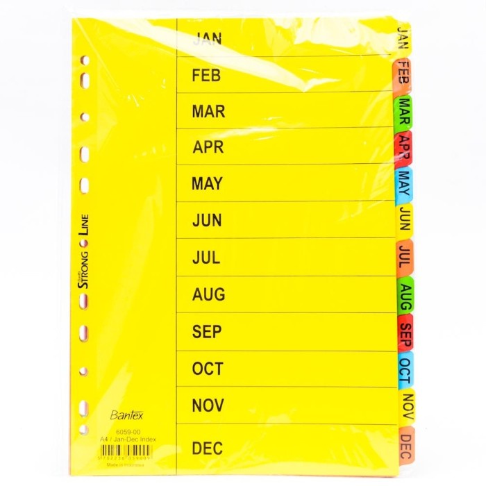 

Limited Divider Bantex Jan-Des 6059 / Pembatas File Gilaa!!!