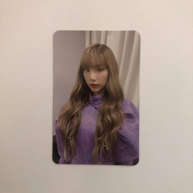 Taeyeon Purpose Repackage Photocard Purple version