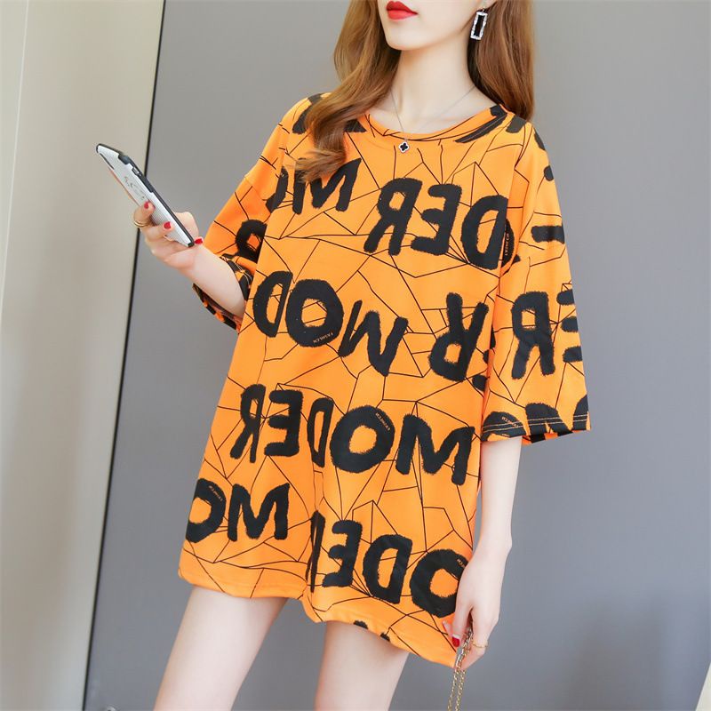 THISTLE - Oversize Tee Tshirt Wanita Model Longgar Motif Tulisan Moder