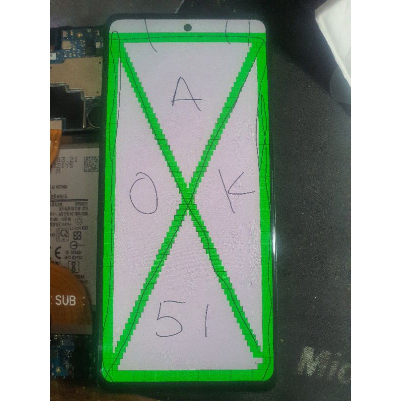lcd samsung a51 ory copotan