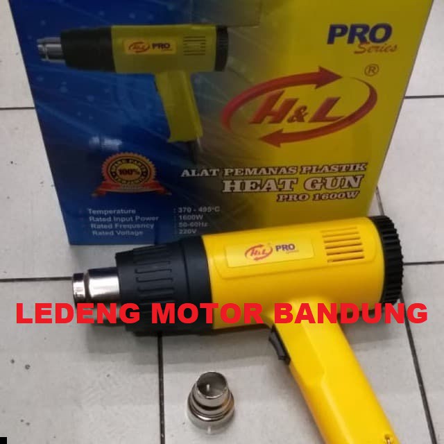 Heat Gun Air Hot Gan Pistol Blower Panas Mesin Pemanas