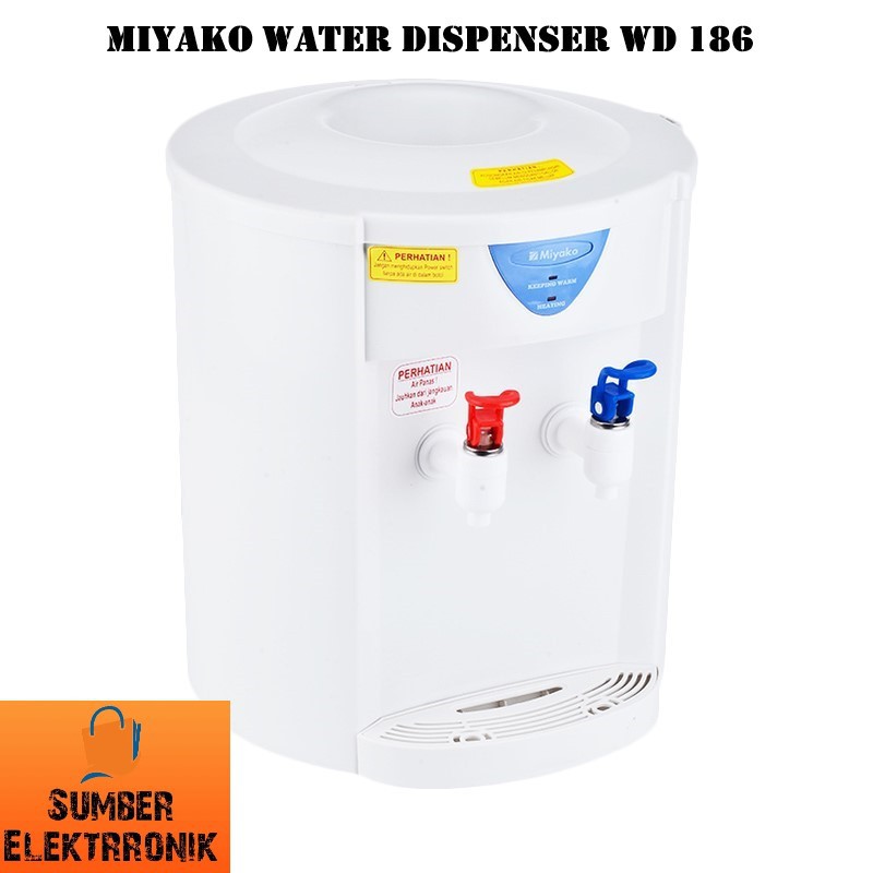 Miyako Dispenser WD 186 H / 186H [HOT &amp; NORMAL] Free Bubble