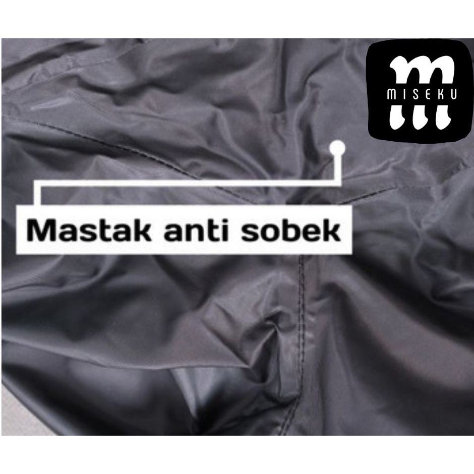 JAS HUJAN, RAINCOAT Pria Wanita Terbaik By MISEKU Anti Rembes HIJAU ARMY