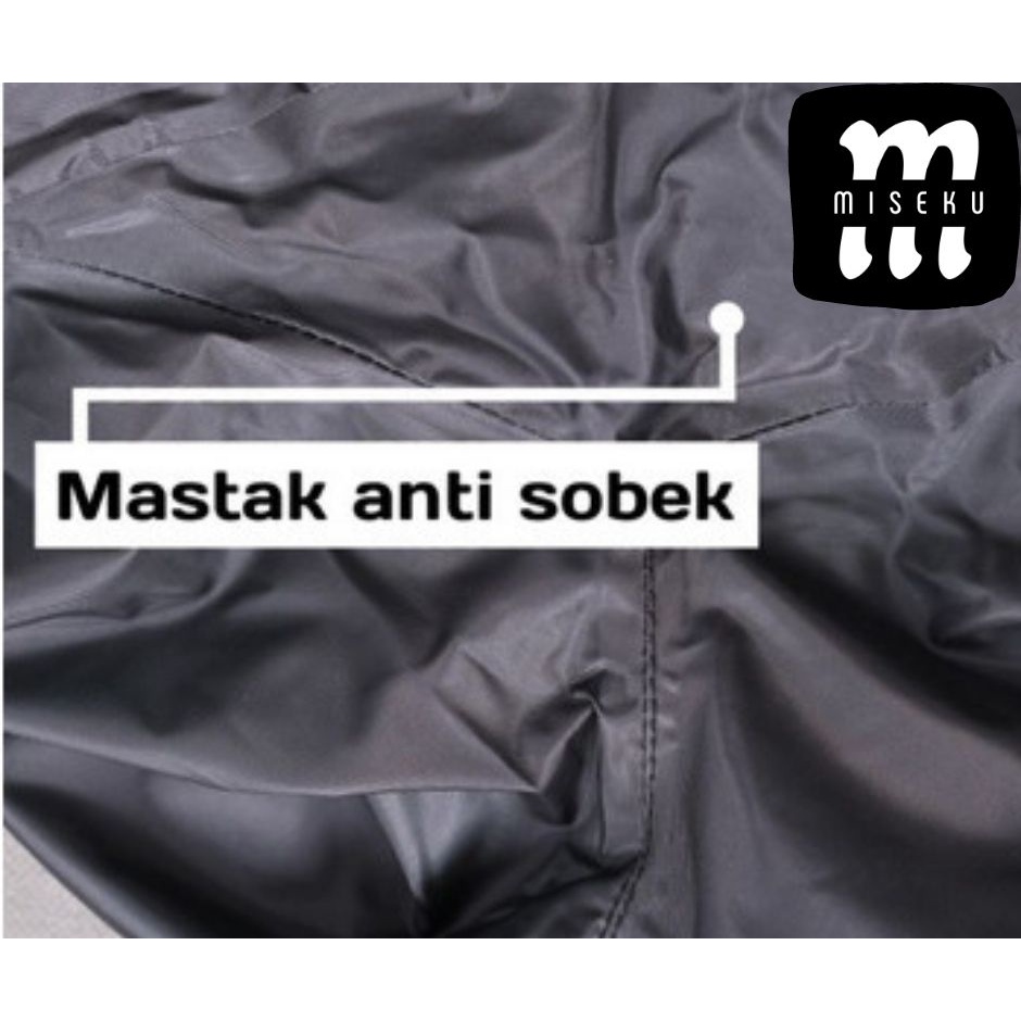 JAS HUJAN, RAINCOAT Pria Wanita Terbaik By MISEKU Anti Rembes NAVY