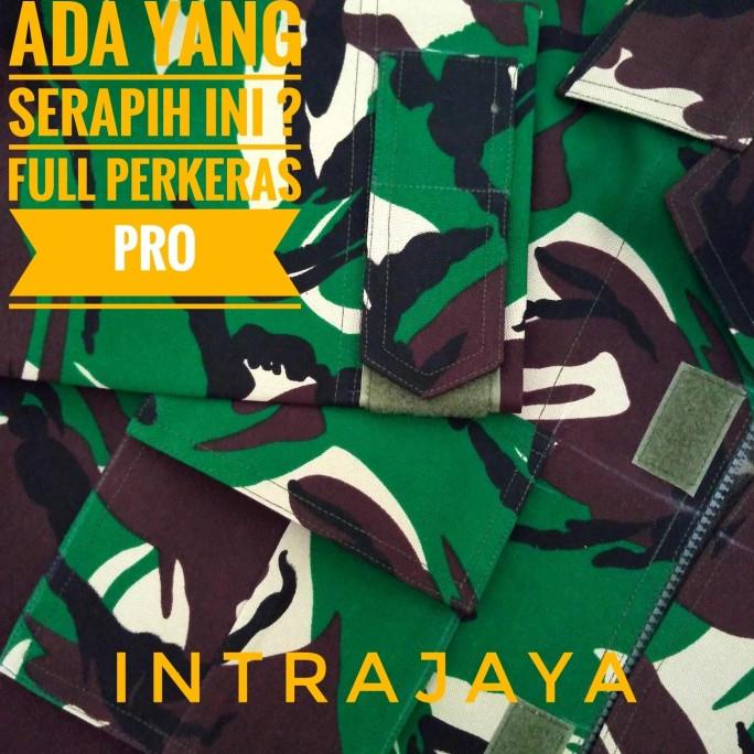 Baju PDL TNI AD AL AU Seragam PDL Trimatra terbaru Resleting Perekat