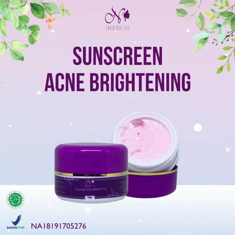 SUNSCREEN ACNE BRIGHTENING NEW NS SKIN