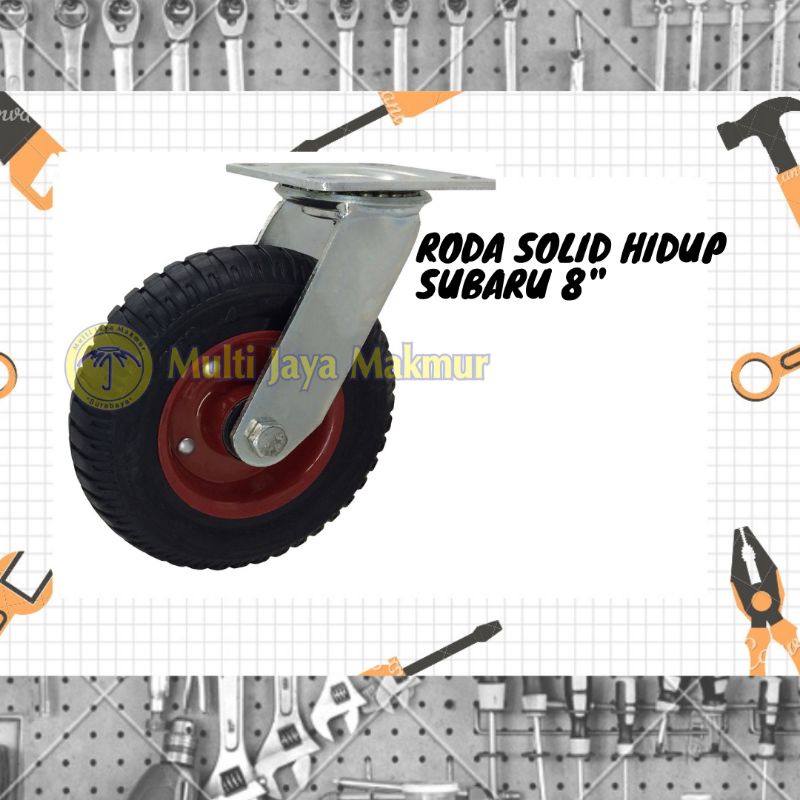 RODA GEROK PASIR SOLID HIDUP/MATI 8 SUBARU