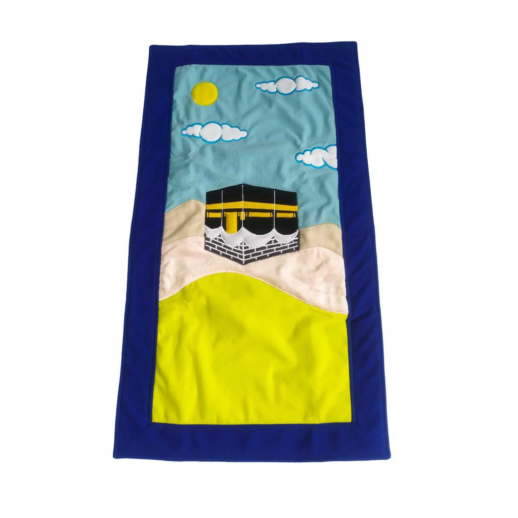 Sajadah Motif Ka'bah Sajadah Anak Sajadah Premium Sejadah Empuk Sajadah Anak Anak Sajadah Custom